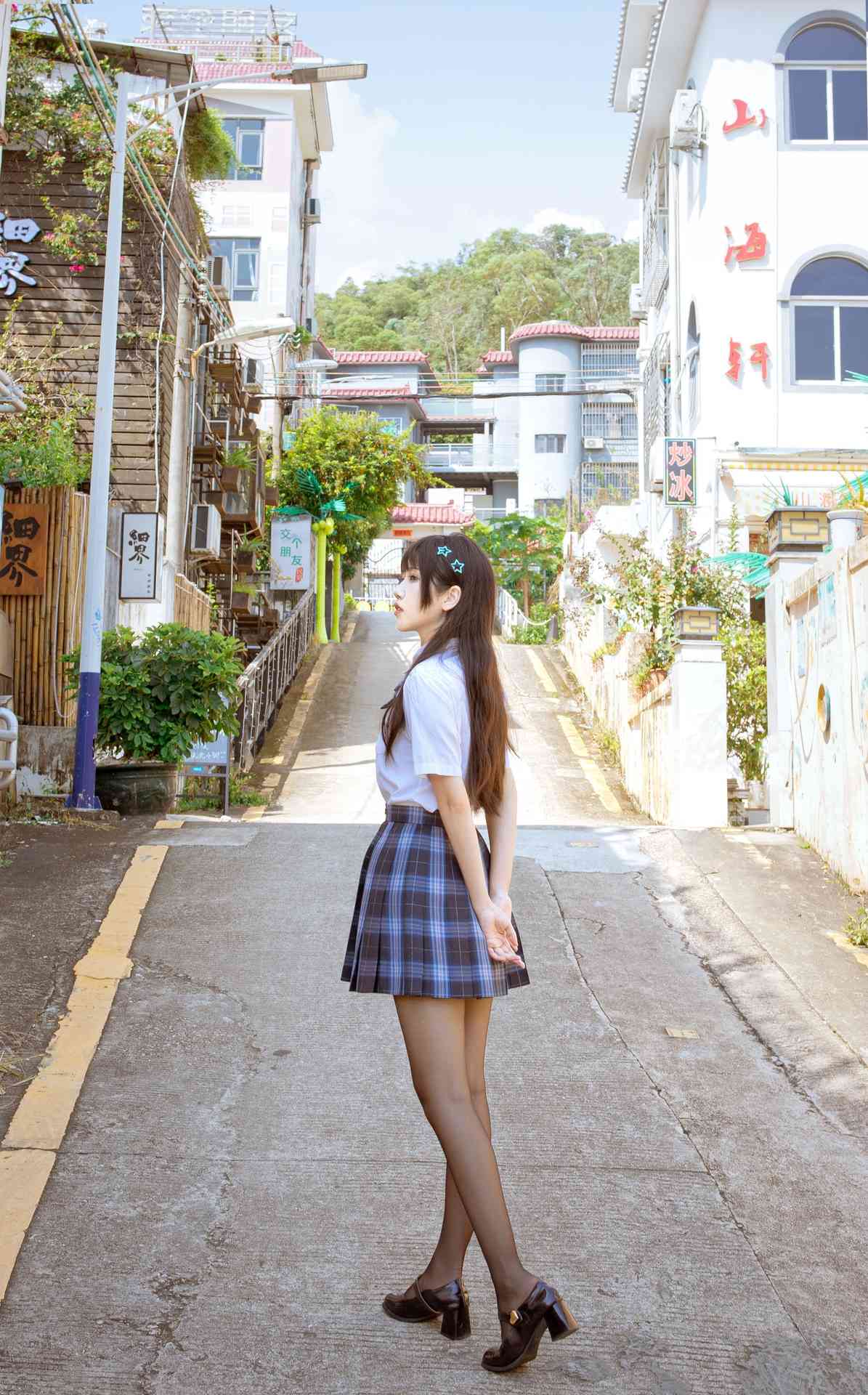 不呆猫No.061 - 泳衣JK学妹 [59P 1V]